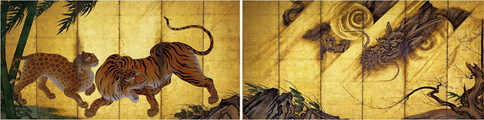 I've seen Japanese artwork from the Edo era and before depicting tigers.  Did tigers ever inhabit the islands of Japan? If not, how might a Japanese  person encounter a tiger before the