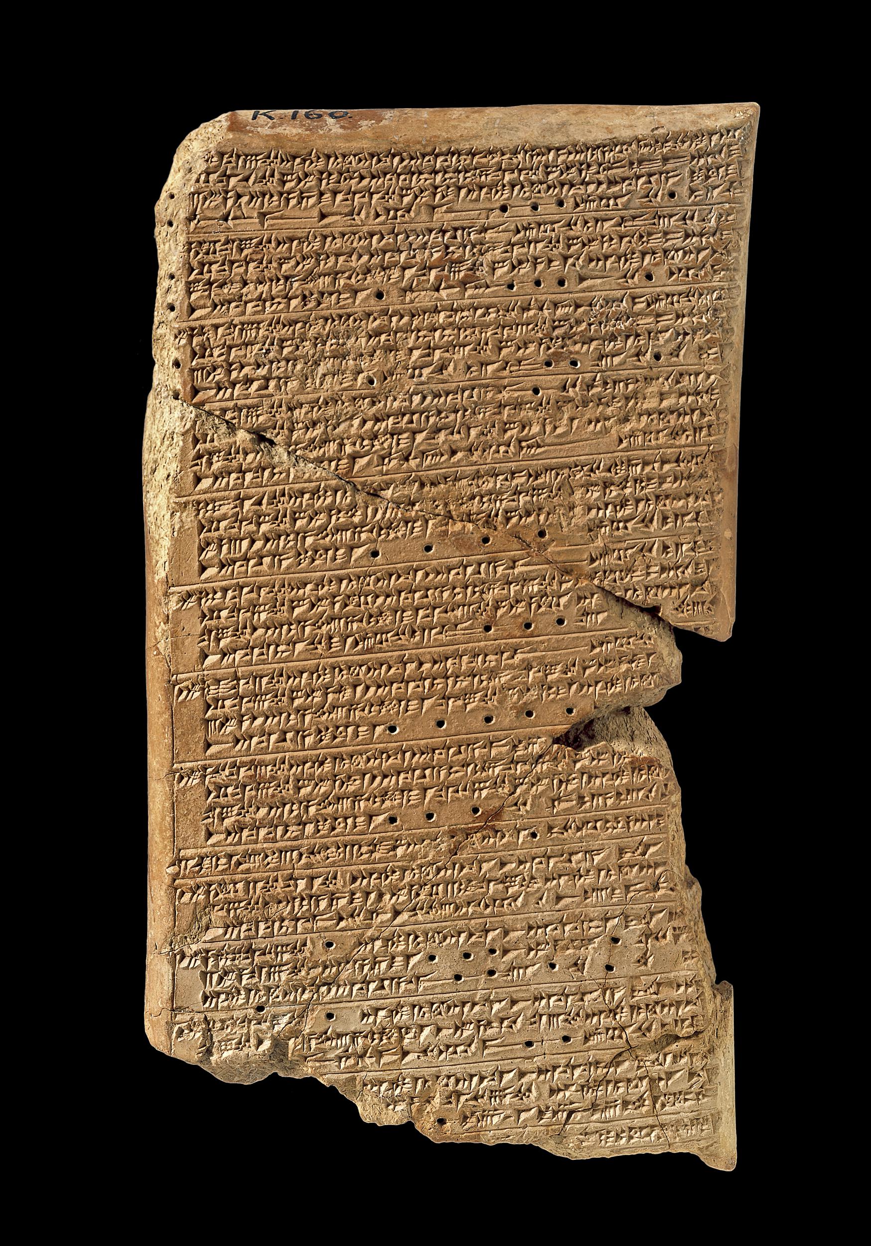 ancient sumerian writing