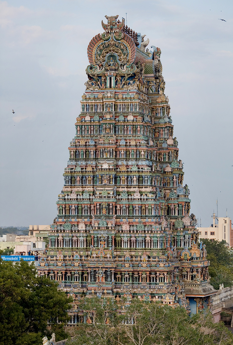 india meenakshi temple Stock Vector Image & Art - Alamy