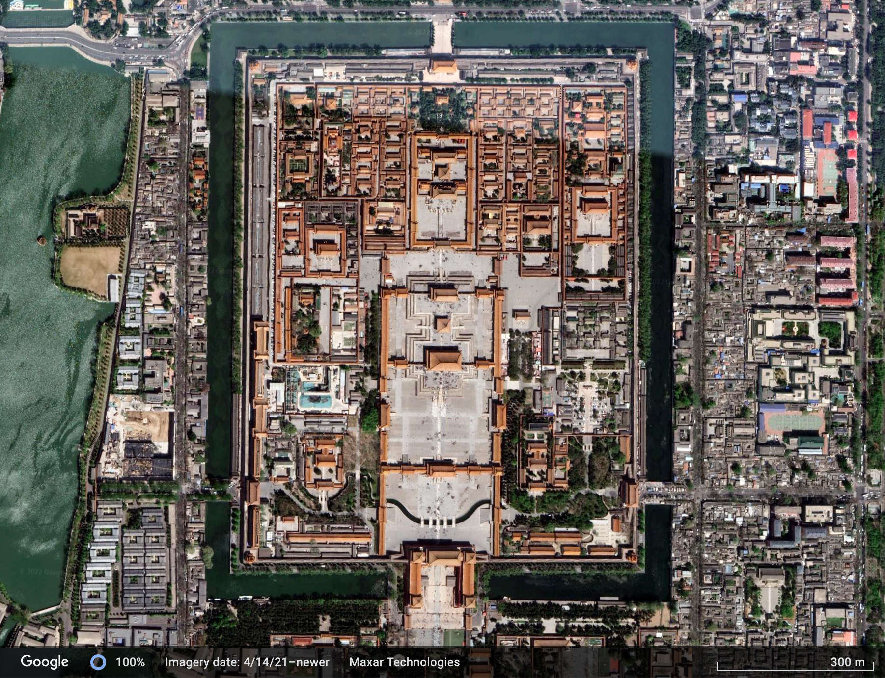 inside forbidden city china