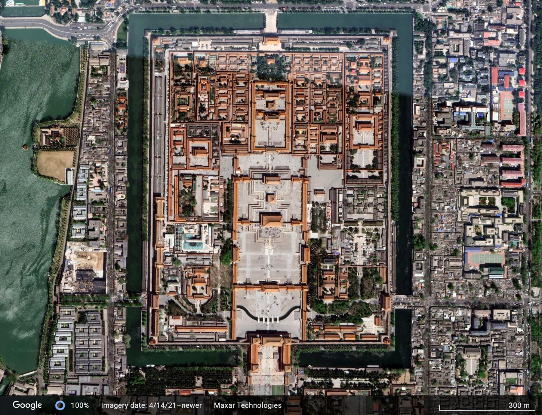 Forbidden City Location Map