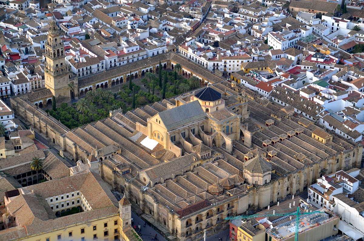 Gran mezquita de Córdoba, Córdoba, España, iniciada en 786, catedral agregada siglo XVI (foto: Toni Castillo Quero, CC BY-SA 2.0)
