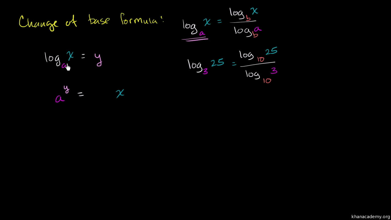 PDF Change Of Base Formula Calculator PDF T l charger Download