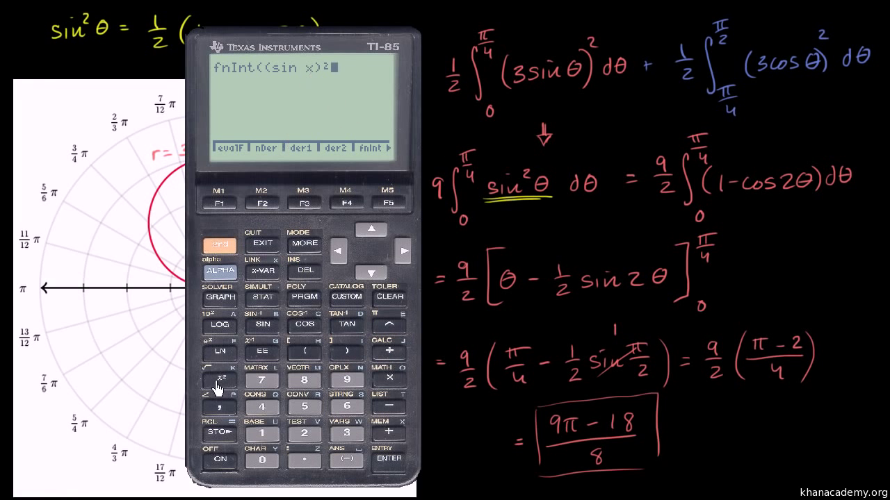 Definite Integral With Calculator Calculus Video Khan Academy