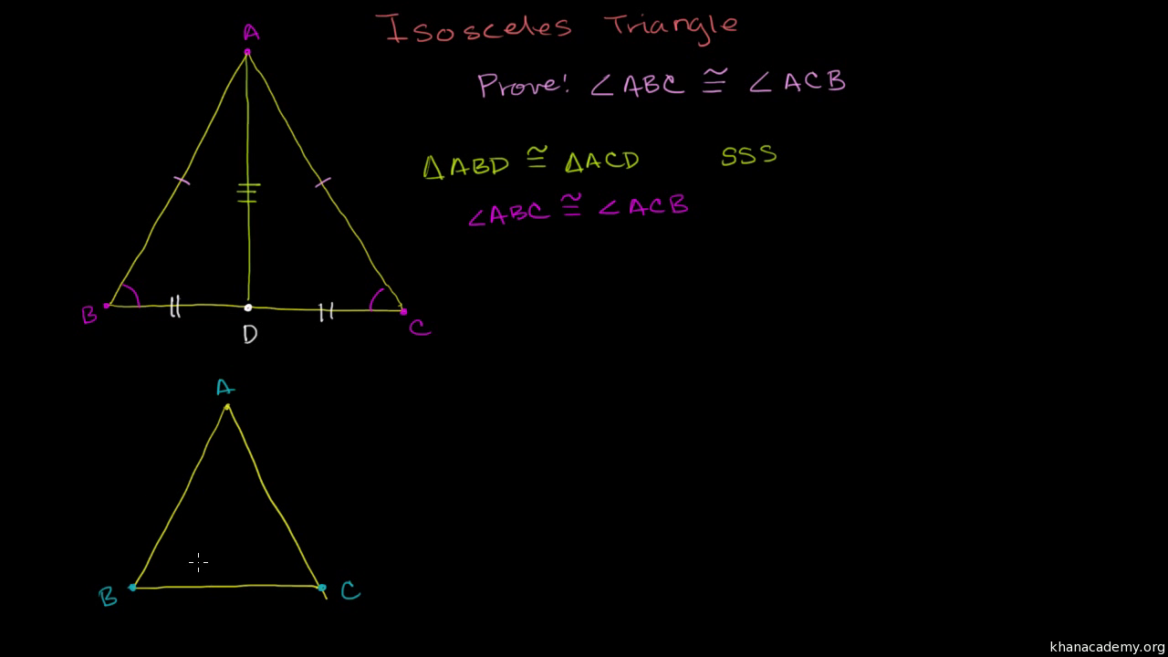 Congruence  High school geometry  Math  Khan Academy Within Triangle Congruence Proof Worksheet