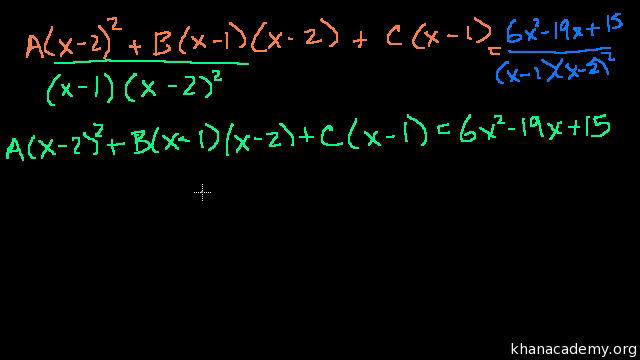 Buskruit residu zin Partial fraction expansion: repeated factors (video) | Khan Academy