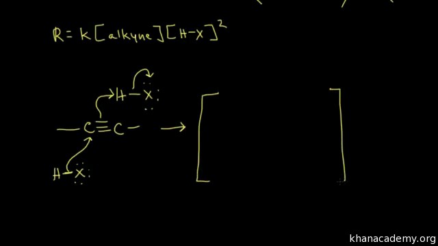 Hydrohalogenation Of Alkynes Video Khan Academy