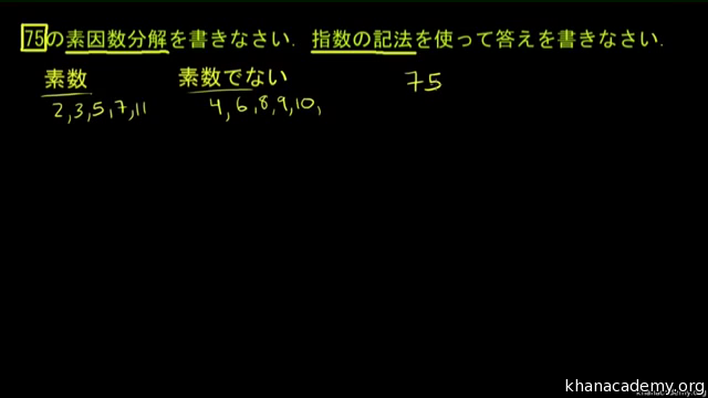 素因数分解 ビデオ 因数と倍数 カーンアカデミー