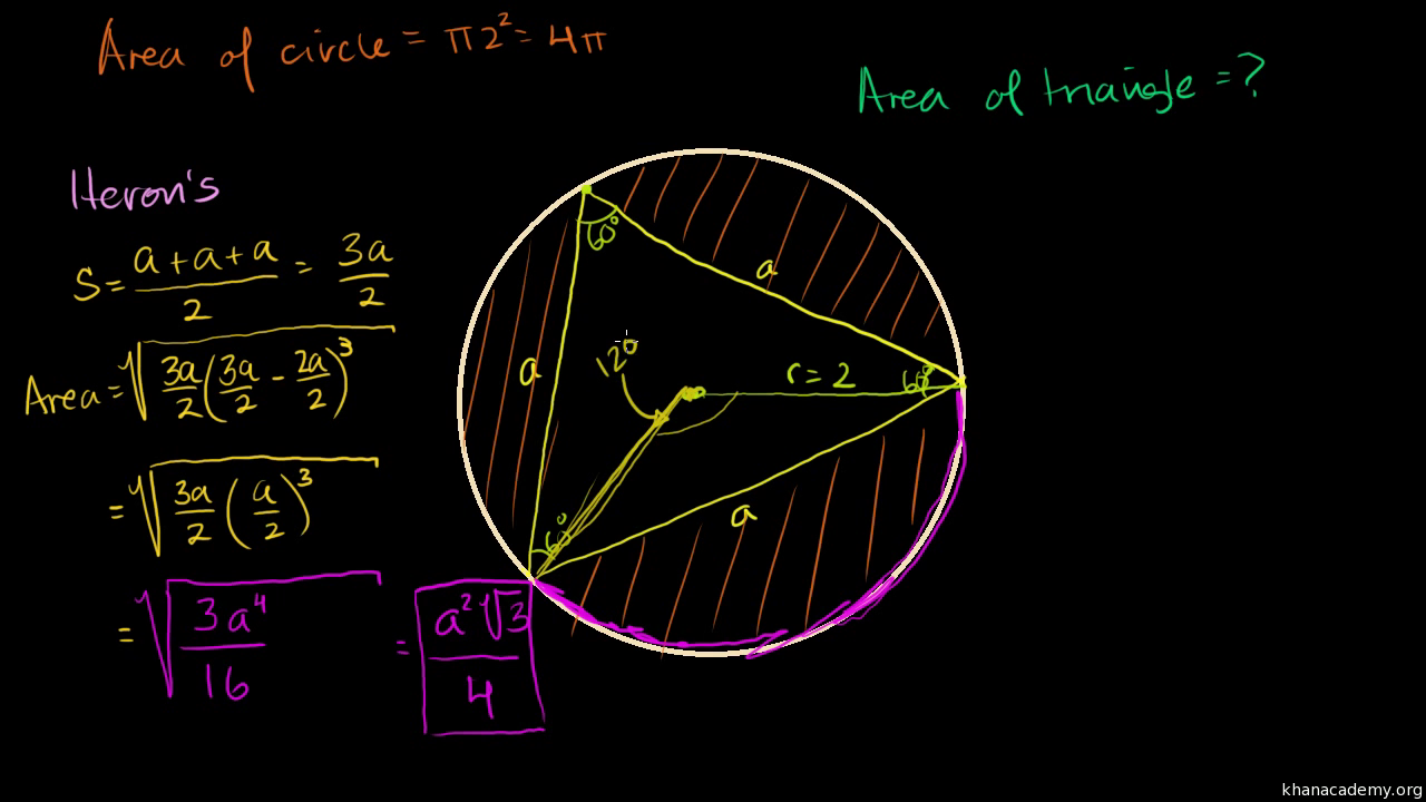 blueprints circle with a triangle inside