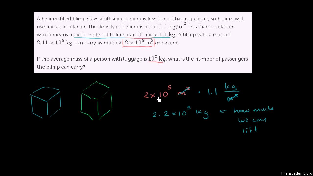 Unit 1 Worksheet 4 Applied Density Problems