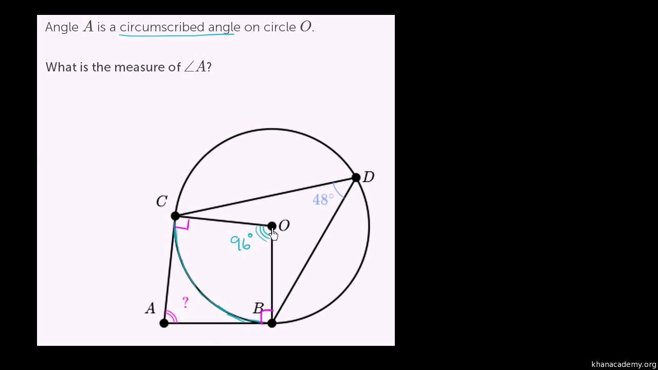 Circles  Geometry (all content)  Math  Khan Academy Inside Central And Inscribed Angle Worksheet