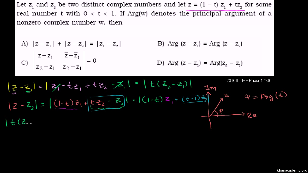 Challenging Complex Numbers Problem 1 Of 3 Video Khan Academy