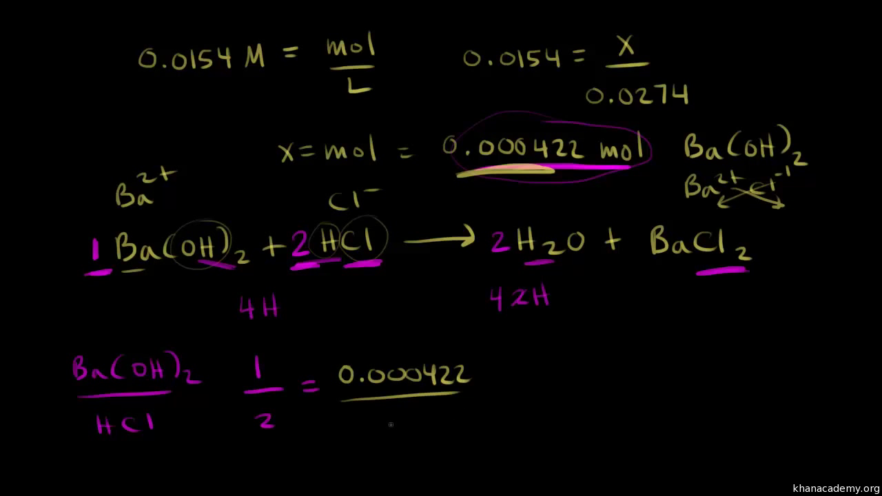  Solve Titration Problems How To Solve Titration Problems Step By Step Calculator 2019 02 26