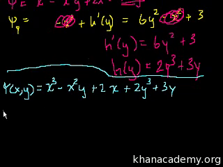 Exact Equations Example 3 Video Khan Academy