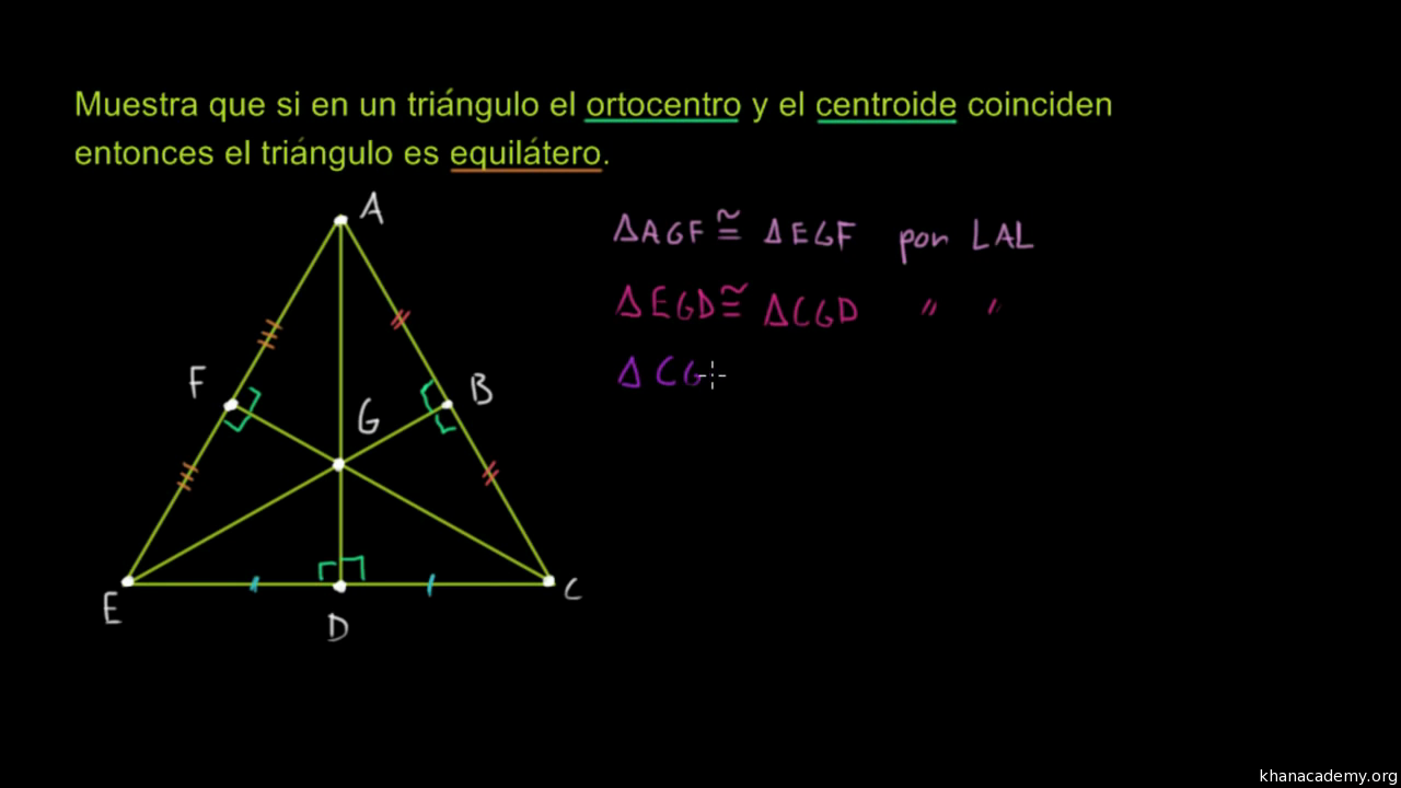 Como Se Hace El Ortocentro De Un Triangulo Centroide y ortocentro en común (video) | Khan Academy