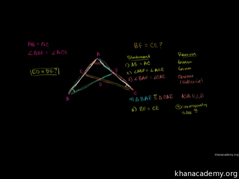 全等三角形 八年级 数学 可汗学院