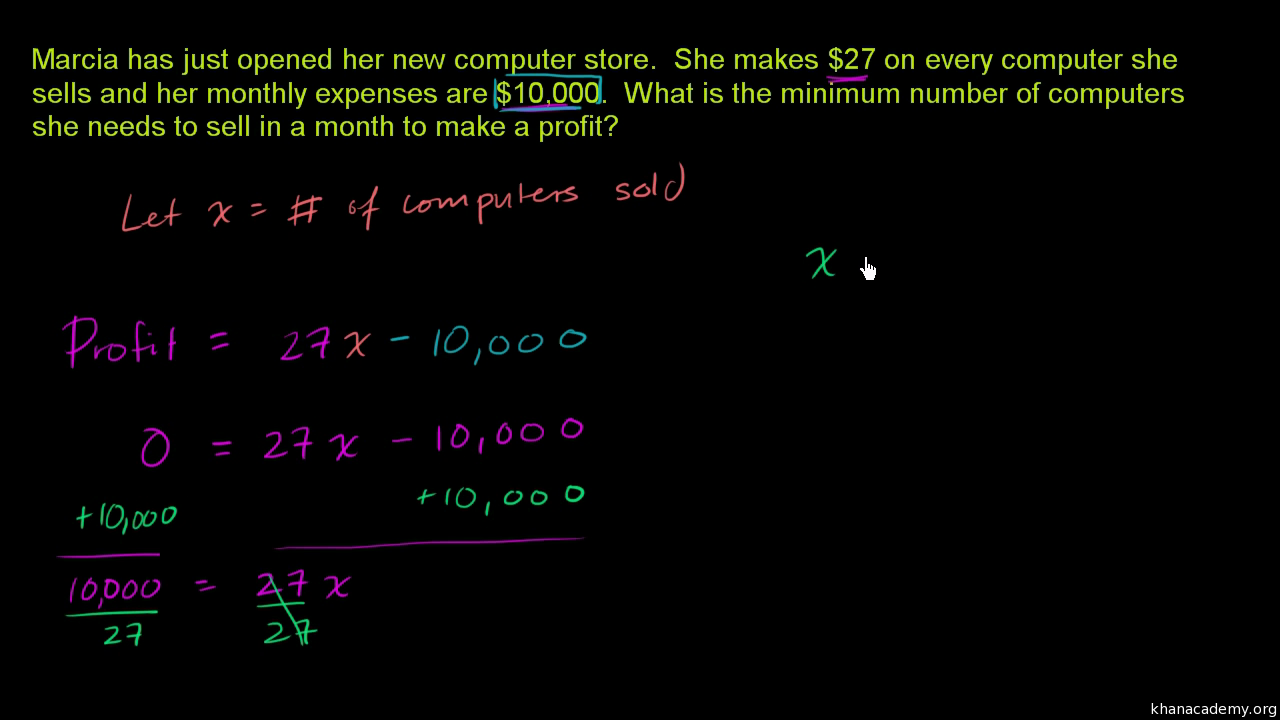 khan academy 2 step equations