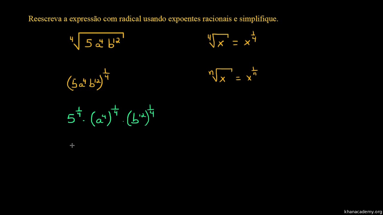 Simplificação de raízes quadradas (com variáveis) (vídeo)