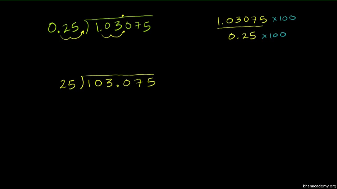 複数桁の小数で割り算 ビデオ 小数の割り算 カーンアカデミー
