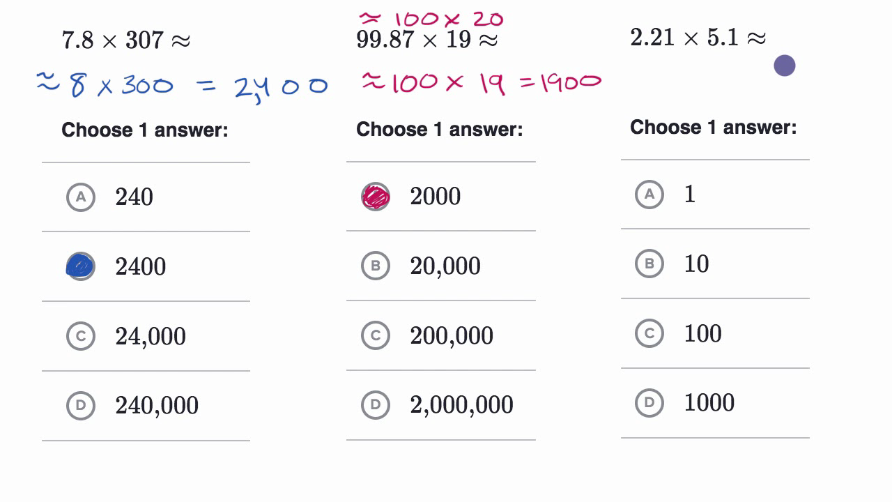 How to round off a decimal. How to express the quotient as a decimal -- A  complete course in arithmetic