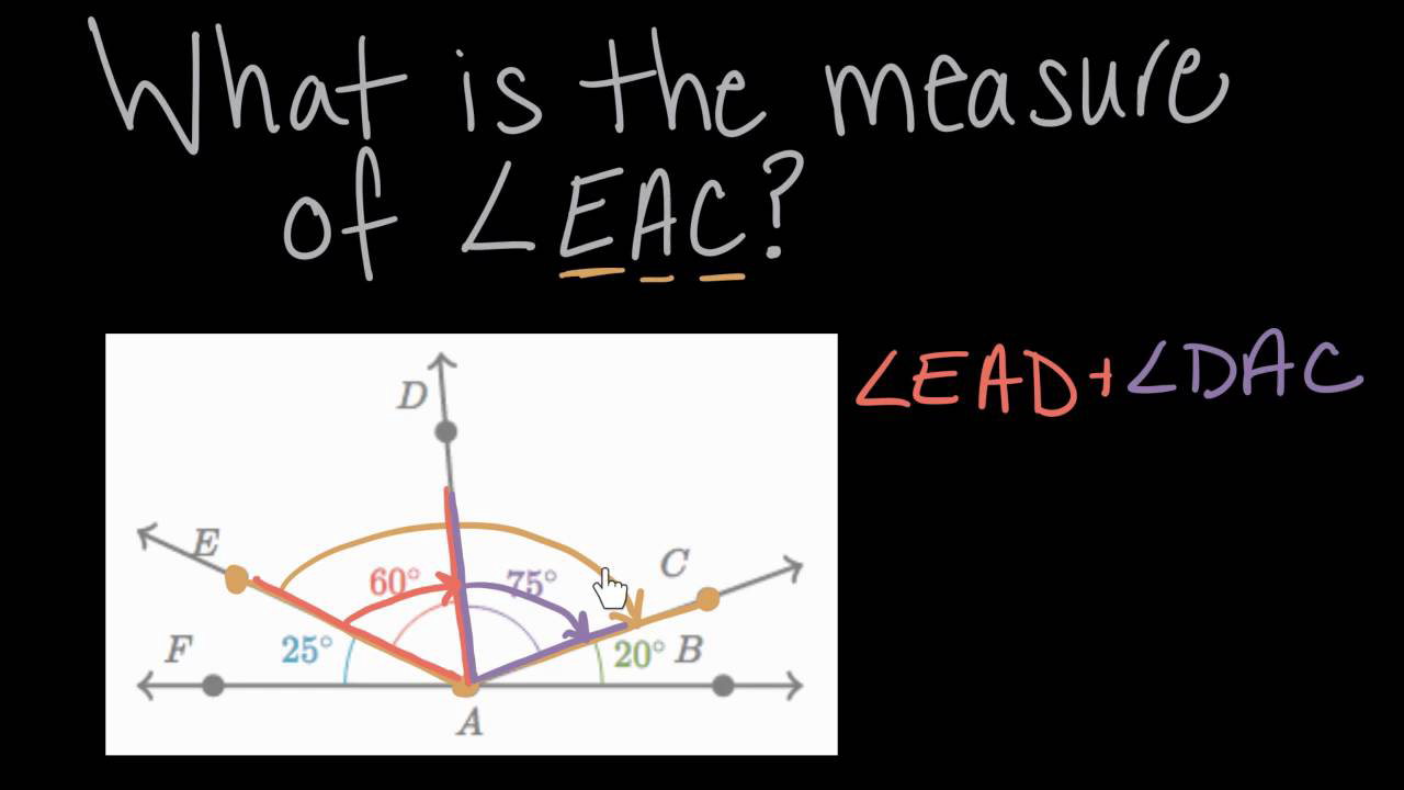angles (practice) Khan Academy